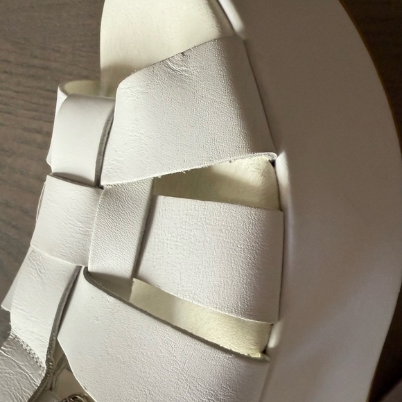 Anthropologie Pilcro Platform Fisherman Sandals – White, Size 38 - Picture 3 of 9